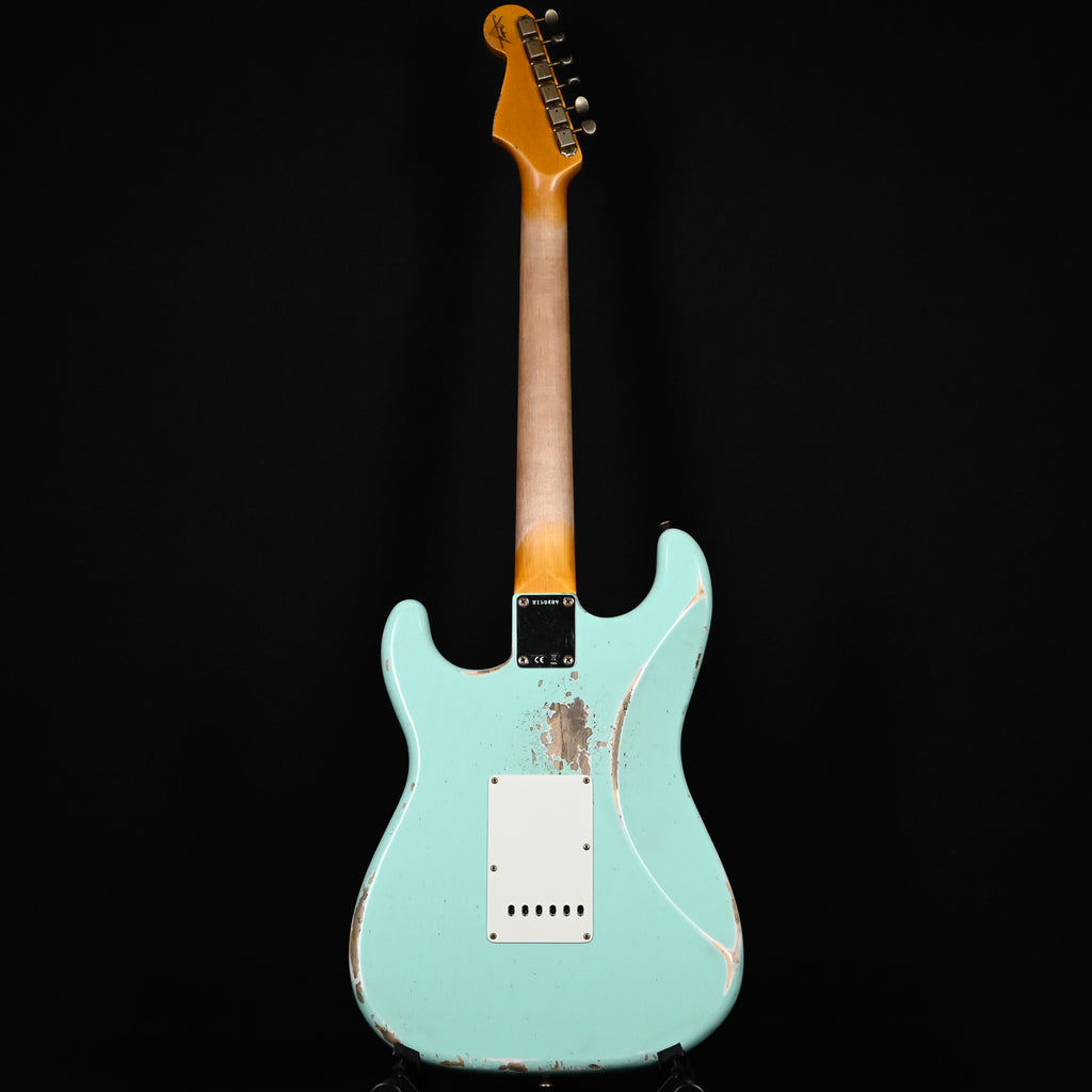 Fender Custom Shop '62 Stratocaster HSS w/ Painted Headcap, Heavy Relic- Surf Green 2026 (R150489)