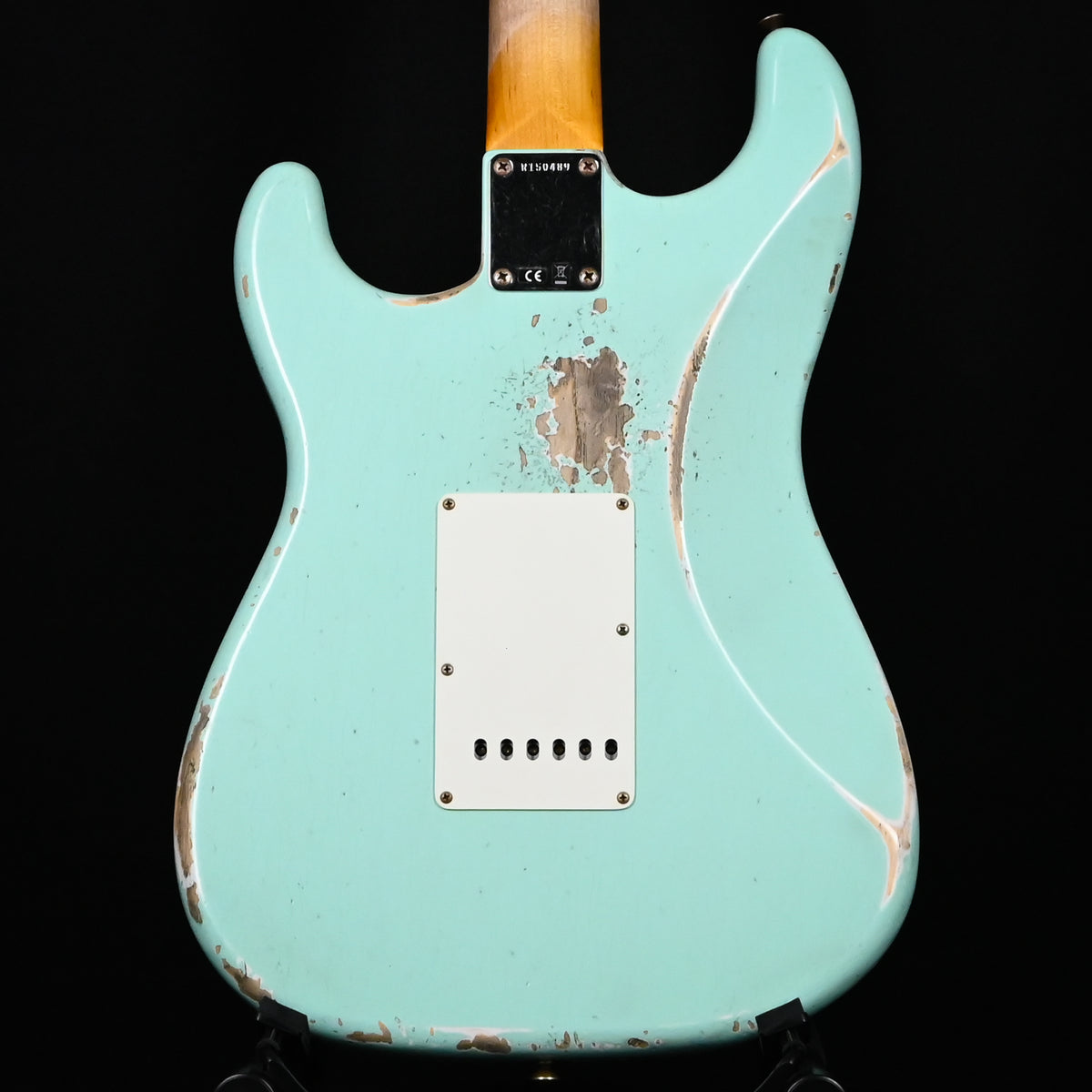Fender Custom Shop '62 Stratocaster HSS w/ Painted Headcap, Heavy Relic- Surf Green 2026 (R150489)