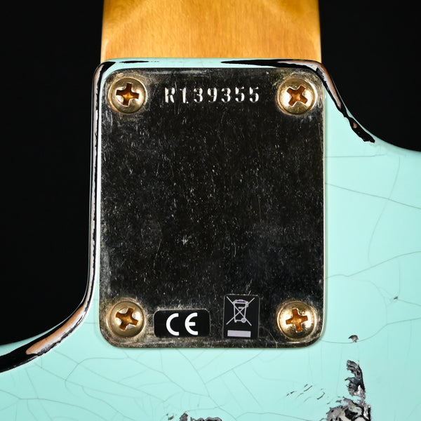 Fender Custom Shop 1962 Stratocaster Heavy Relic w/ Gold Hardware & Josefina Handwound Pickups- Surf Green/ Black Paisley 2025 (R139355)