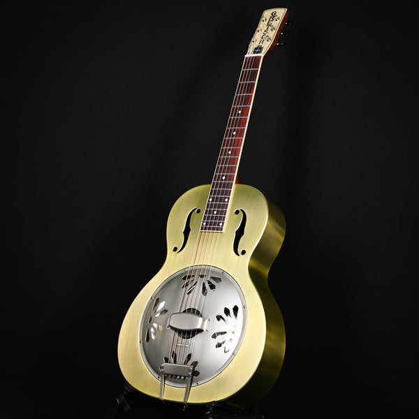 Gretsch G9202 Honey Dipper Special Round-Neck Brass Body Resonator Guitar- Bell Bronze (CAXR246004)
