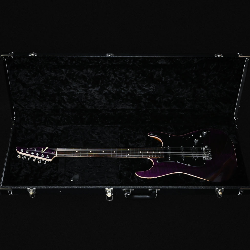 Tom Anderson Custom Drop Top Classic Electric Guitar- Transparent Purple w/ Binding 2026 (08-13-26N)
