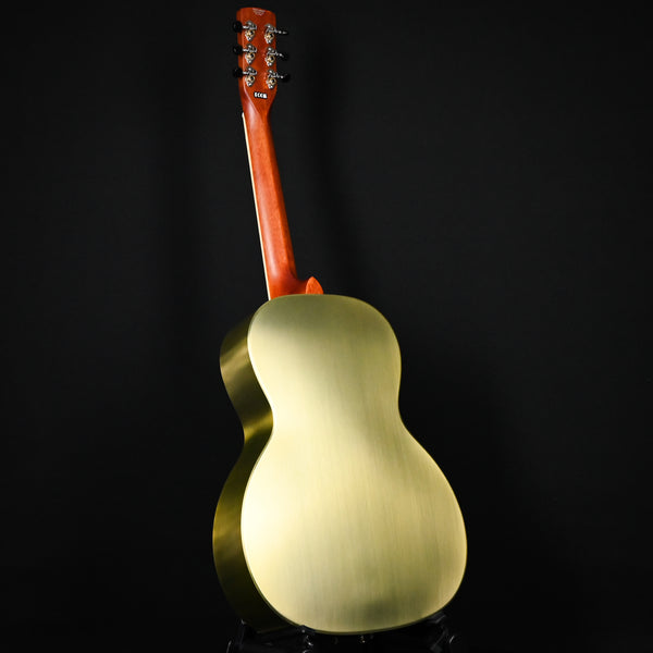 Gretsch G9202 Honey Dipper Special Round-Neck Brass Body Resonator Guitar- Bell Bronze (CAXR246004)