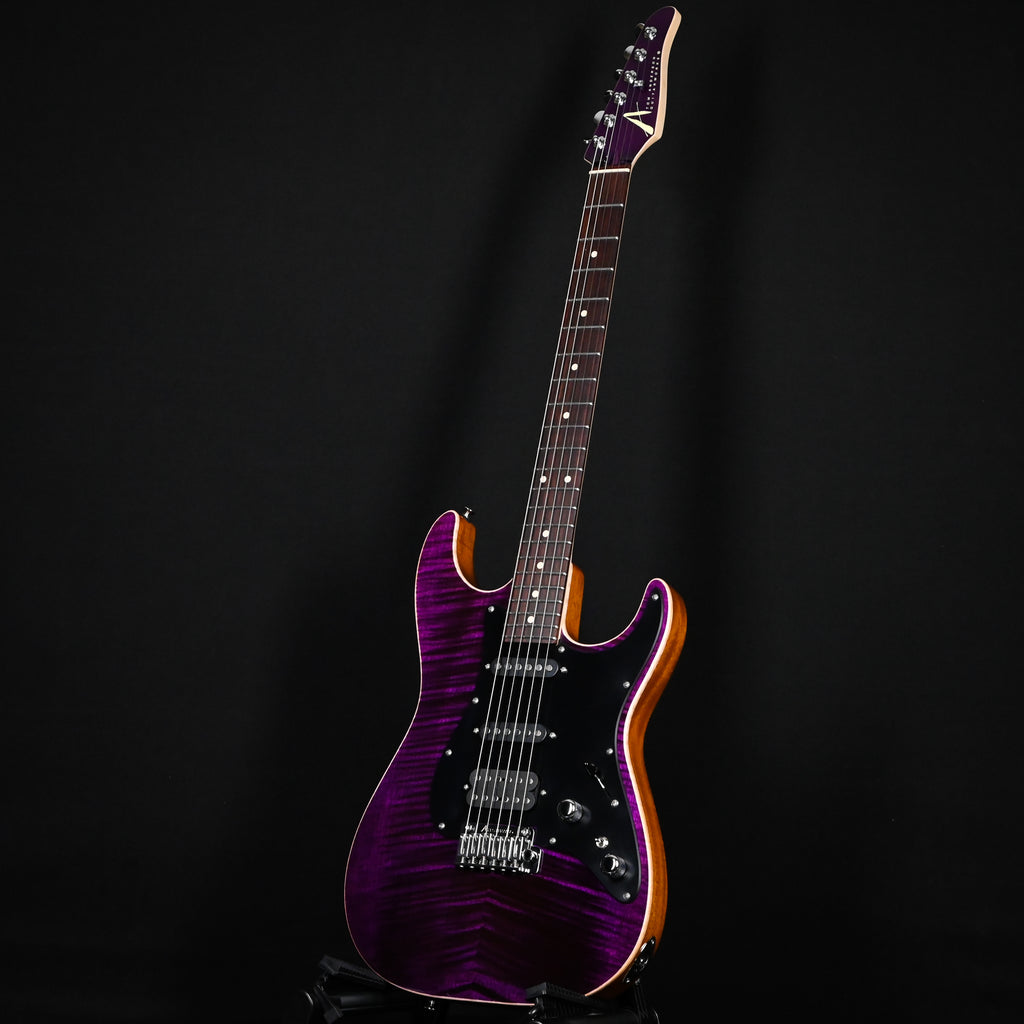 Tom Anderson Custom Drop Top Classic Electric Guitar- Transparent Purple w/ Binding 2026 (08-13-26N)