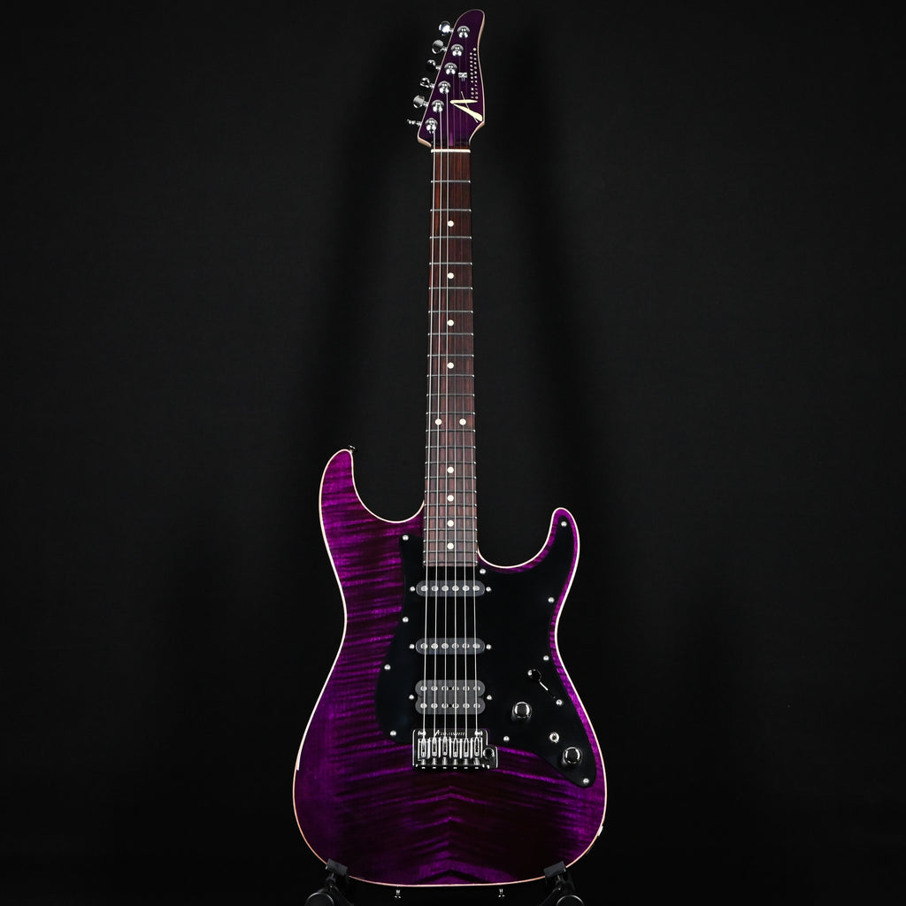 Tom Anderson Custom Drop Top Classic Electric Guitar- Transparent Purple w/ Binding 2026 (08-13-26N)