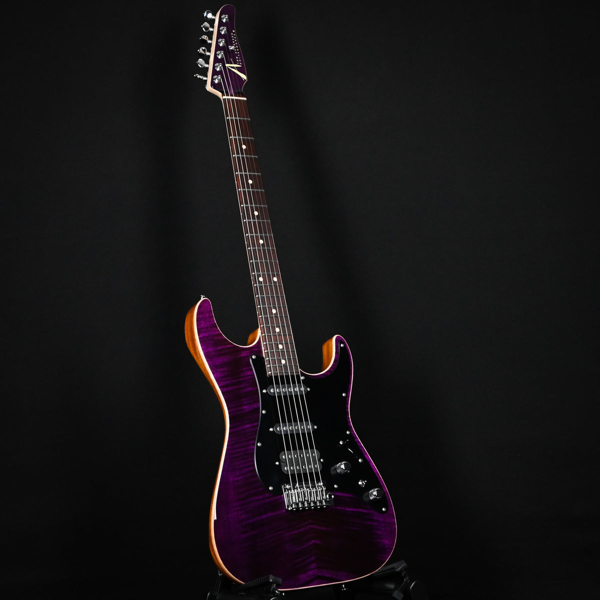 Tom Anderson Custom Drop Top Classic Electric Guitar- Transparent Purple w/ Binding 2026 (08-13-26N)