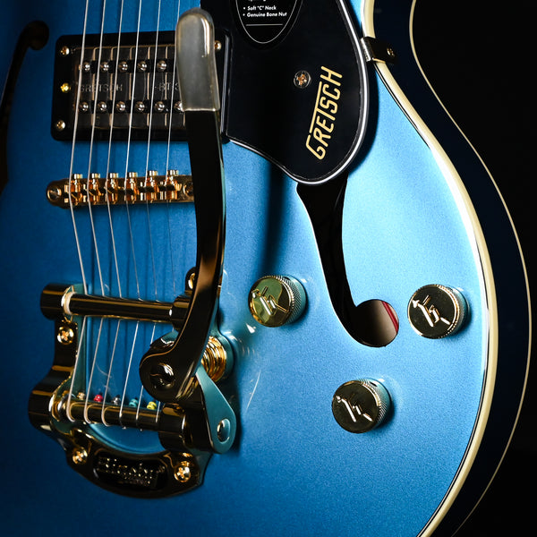 Gretsch G2655TG Streamliner Center Block Jr. Double-Cut w/ Bigsby LTD- Riviera Blue (IS241003591)