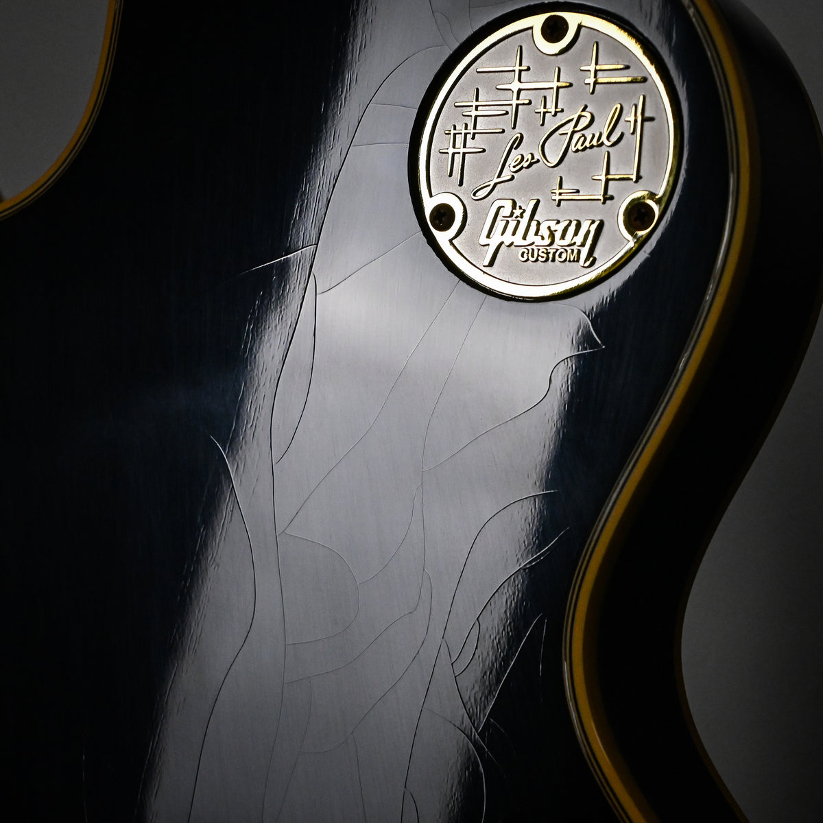 Gibson Custom 1968 Les Paul Custom Reissue Murphy Lab Ultra Light Aged- Ebony 2026 (604418)