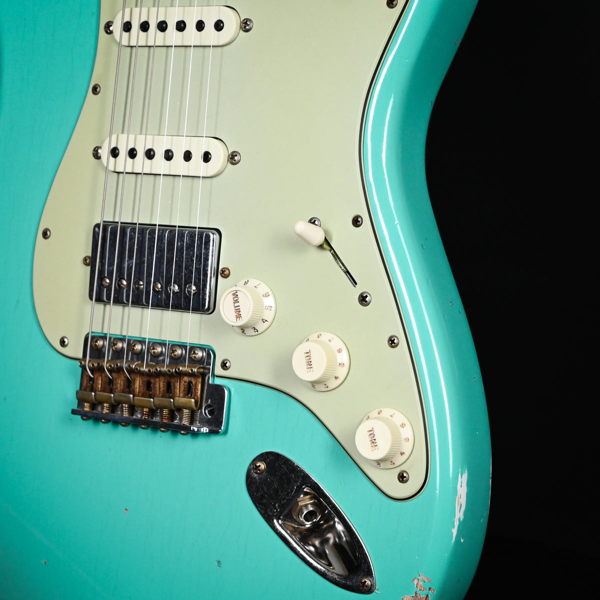 Fender Custom Shop '62 Stratocaster HSS w/ Ash Body, Relic- Sea Foam Green 2026 (R150077)