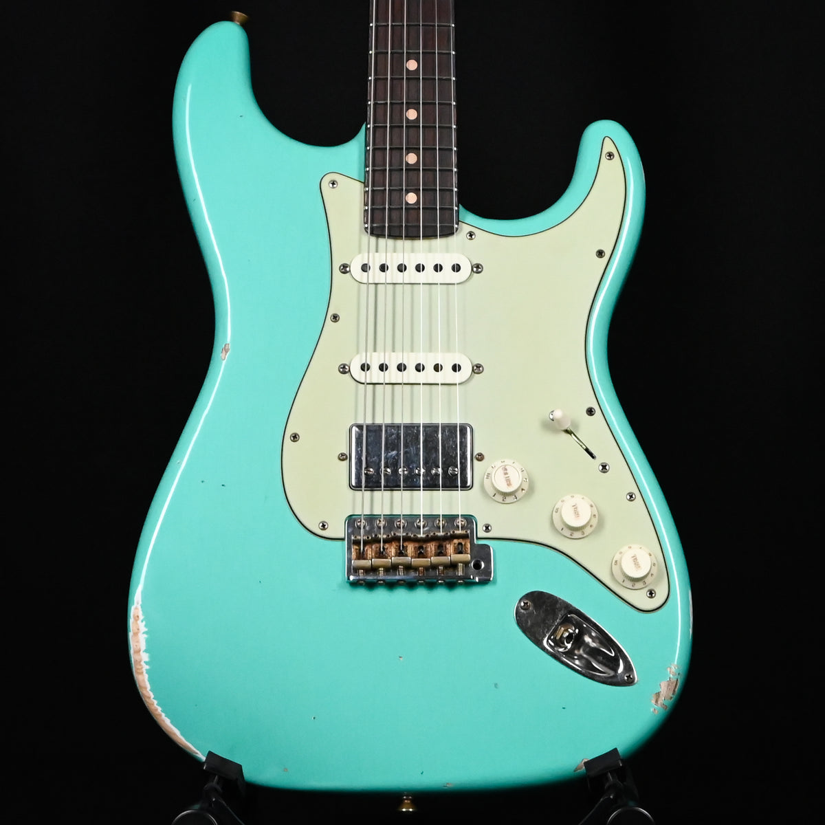 Fender Custom Shop '62 Stratocaster HSS w/ Ash Body, Relic- Sea Foam Green 2026 (R150077)