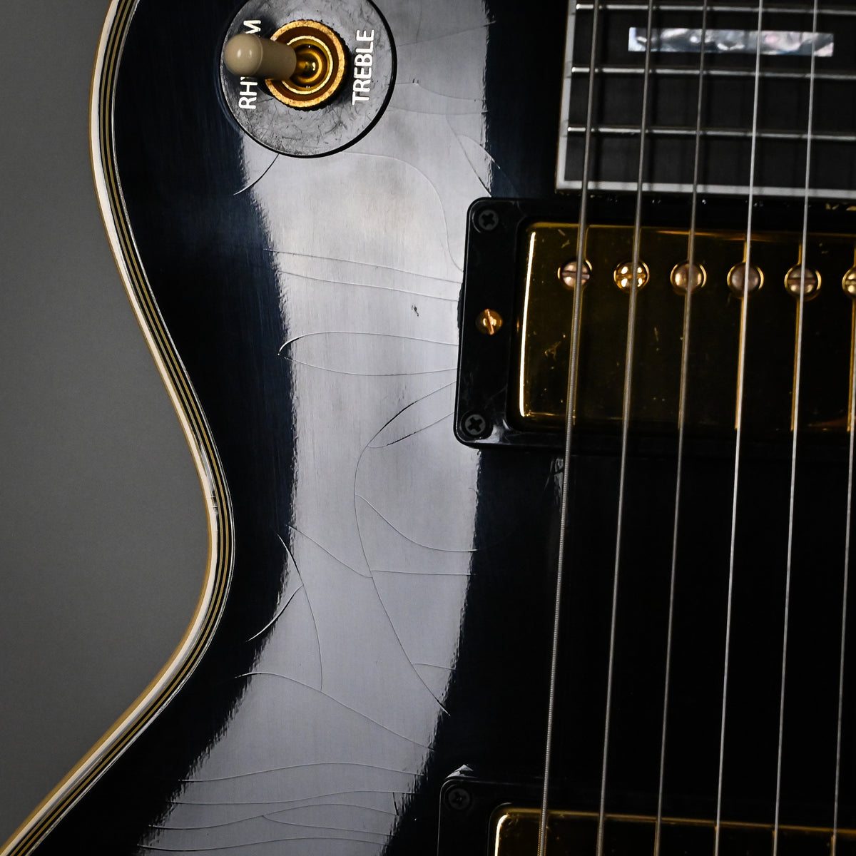 Gibson Custom 1968 Les Paul Custom Reissue Murphy Lab Ultra Light Aged- Ebony 2026 (603938)