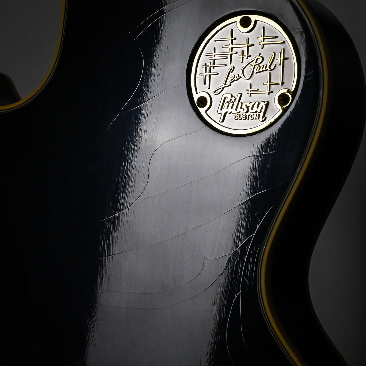 Gibson Custom 1968 Les Paul Custom Reissue Murphy Lab Ultra Light Aged- Ebony 2026 (603938)