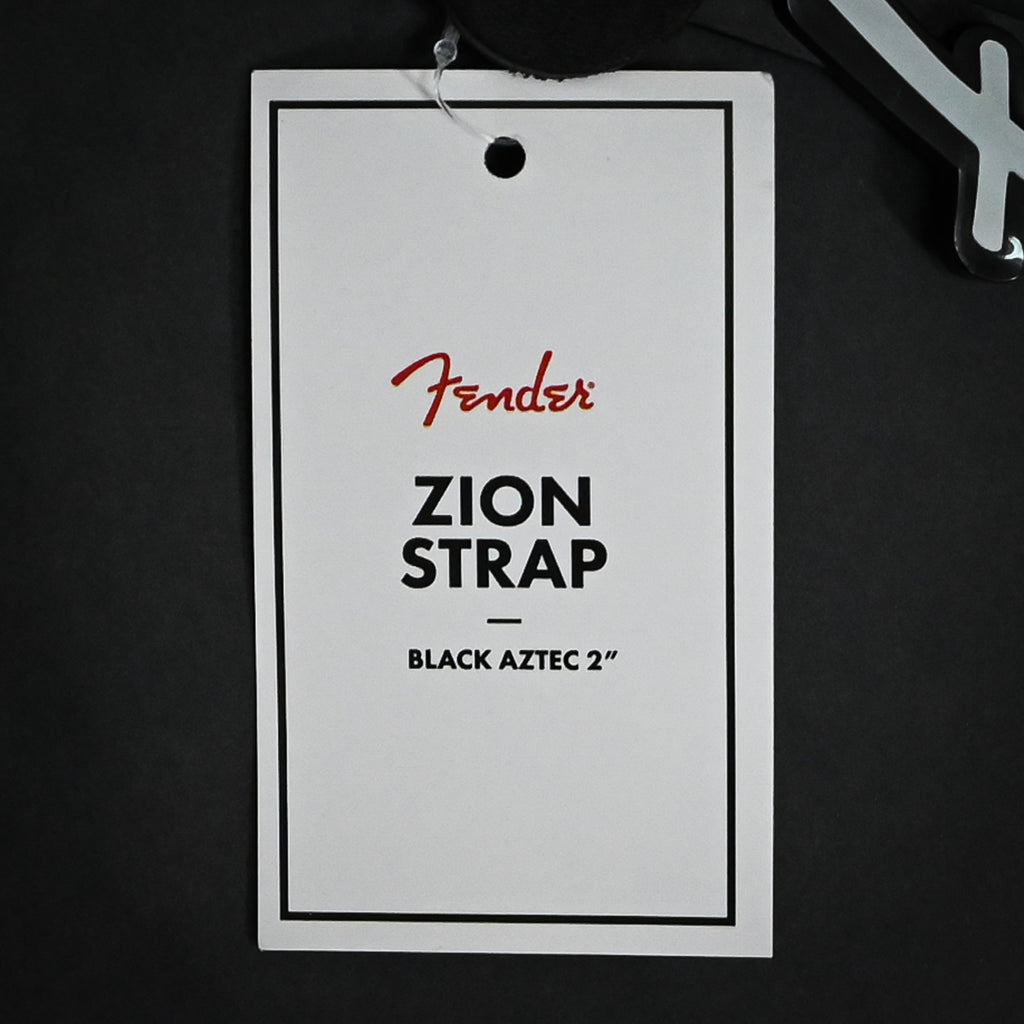 Fender Zion 2" Guitar Strap - Black Aztec
