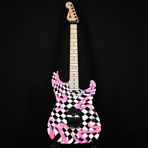 Charvel Custom Shop USA Special Edition San Dimas 1H w/ Floyd Rose- Blood Bath by Mike Eshelman 2024 (C17046)