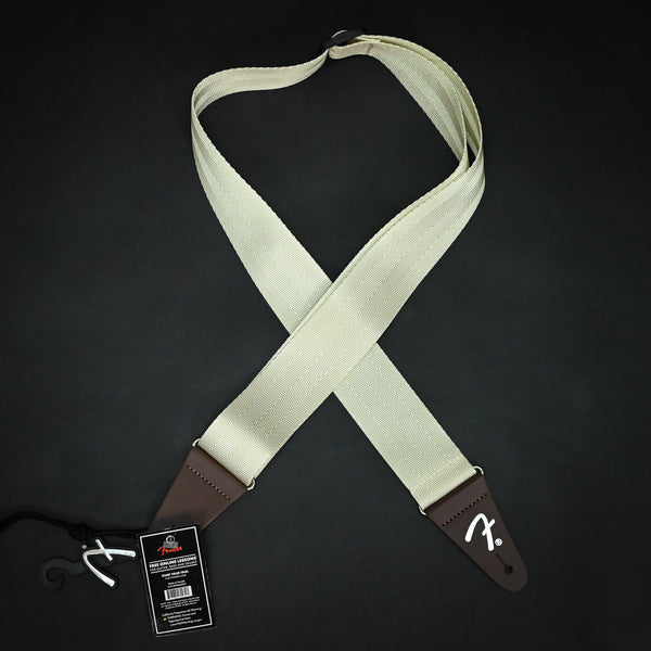 Fender Am Pro Seat Belt 2" Guitar Strap - Olympic White