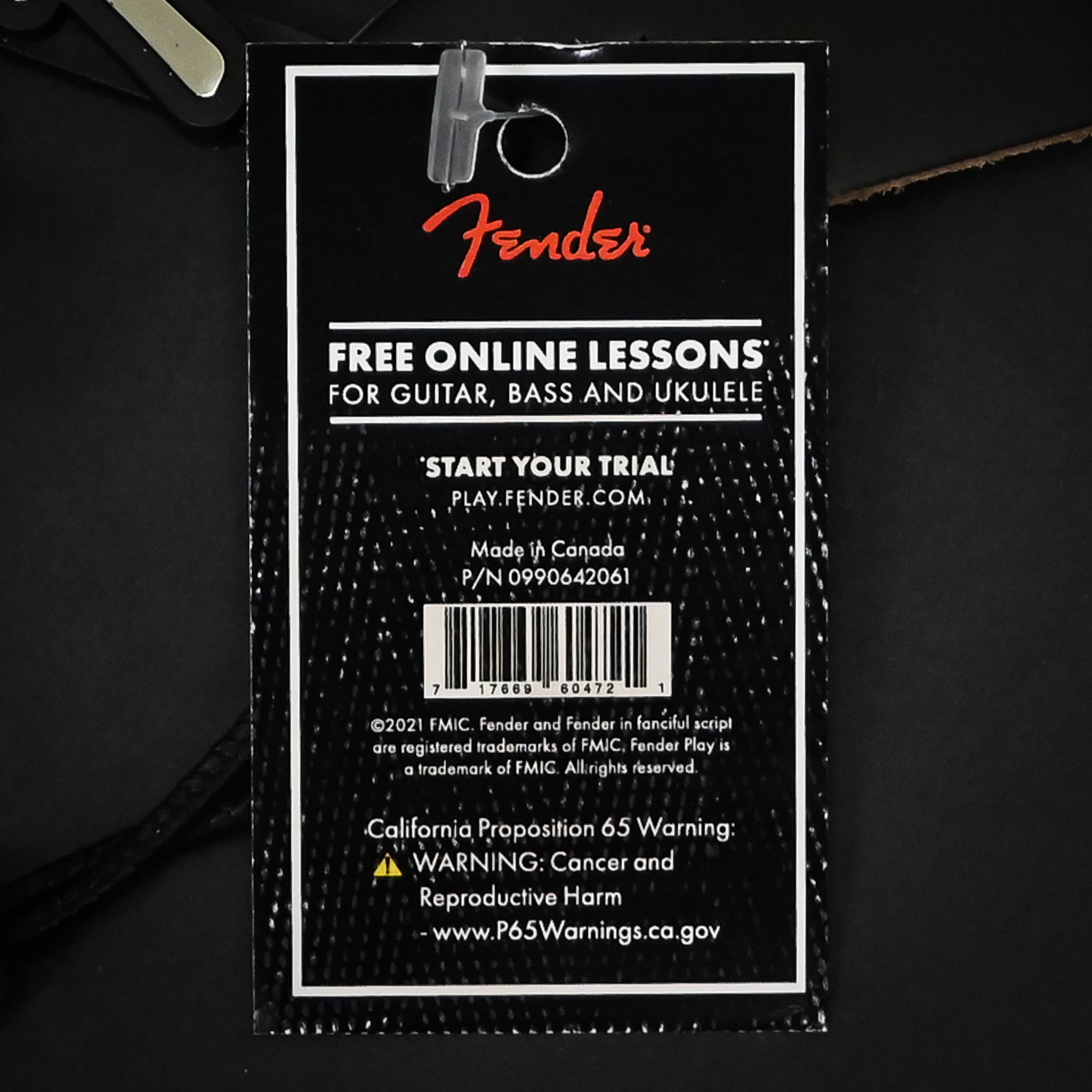 Fender Am Pro Seat Belt 2" Guitar Strap - Dark Night