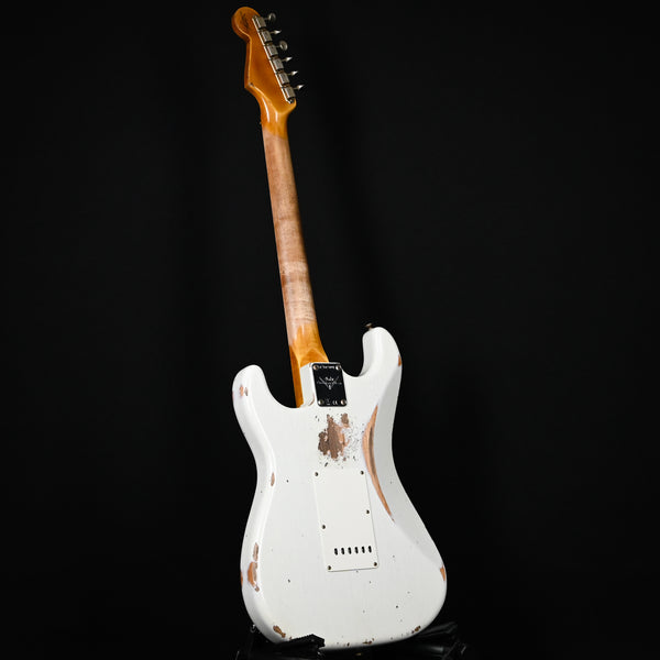 Fender Custom Shop '62 Stratocaster Heavy Relic- Aged Olympic White 2025 (CZ582091)