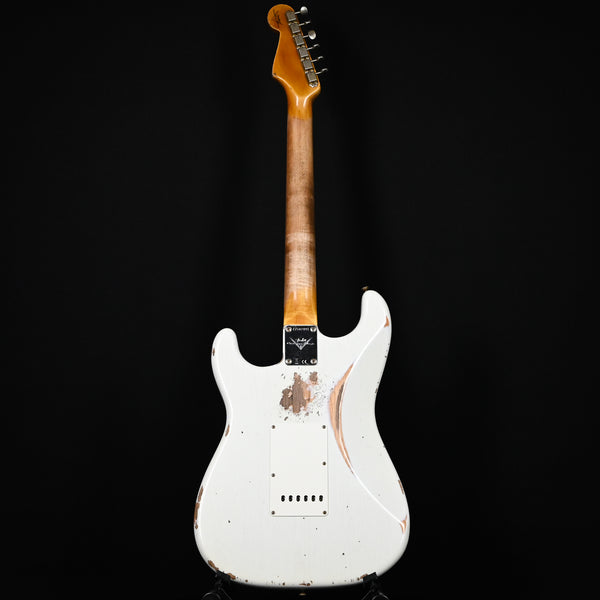 Fender Custom Shop '62 Stratocaster Heavy Relic- Aged Olympic White 2025 (CZ582091)