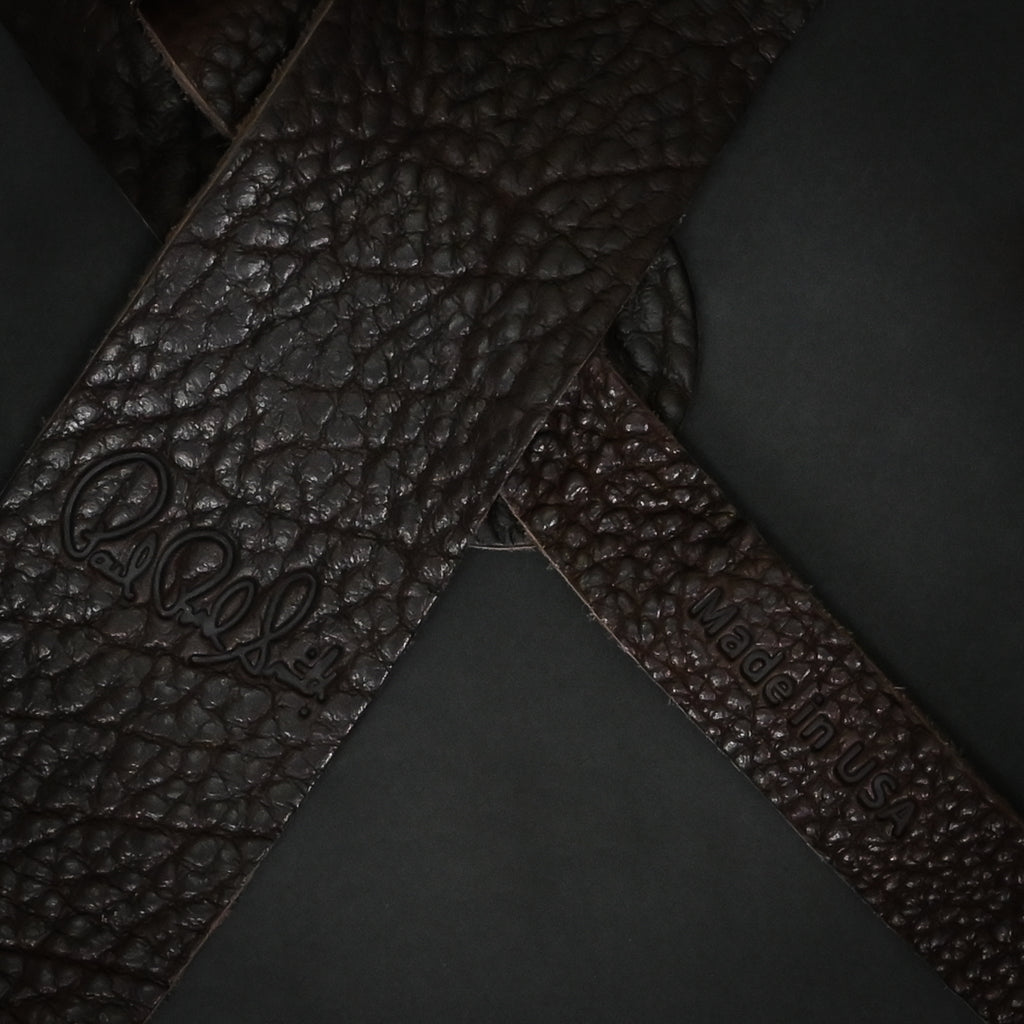 PRS 2.5" Buffalo Leather Strap - Dark Brown