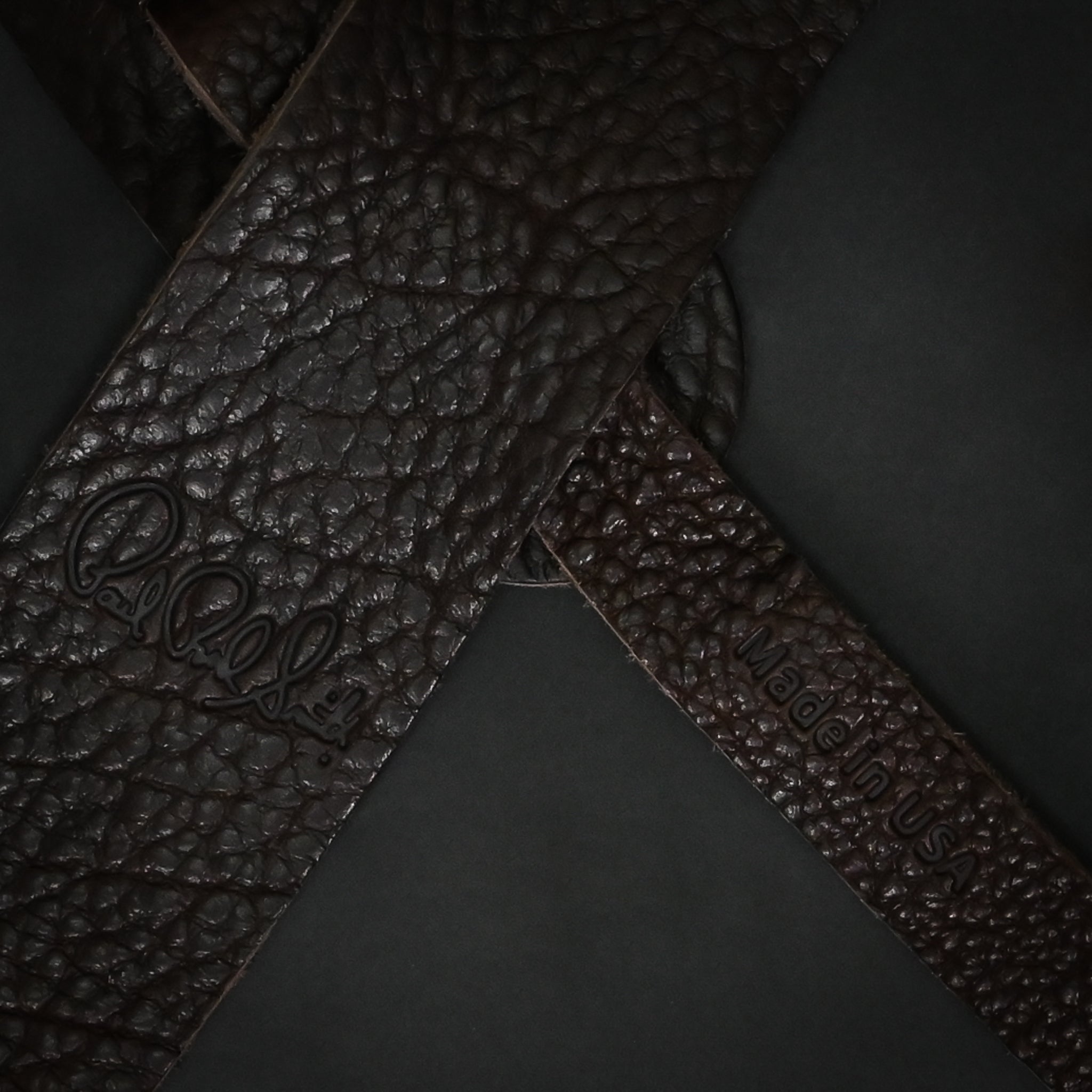 PRS 2.5" Buffalo Leather Strap - Dark Brown