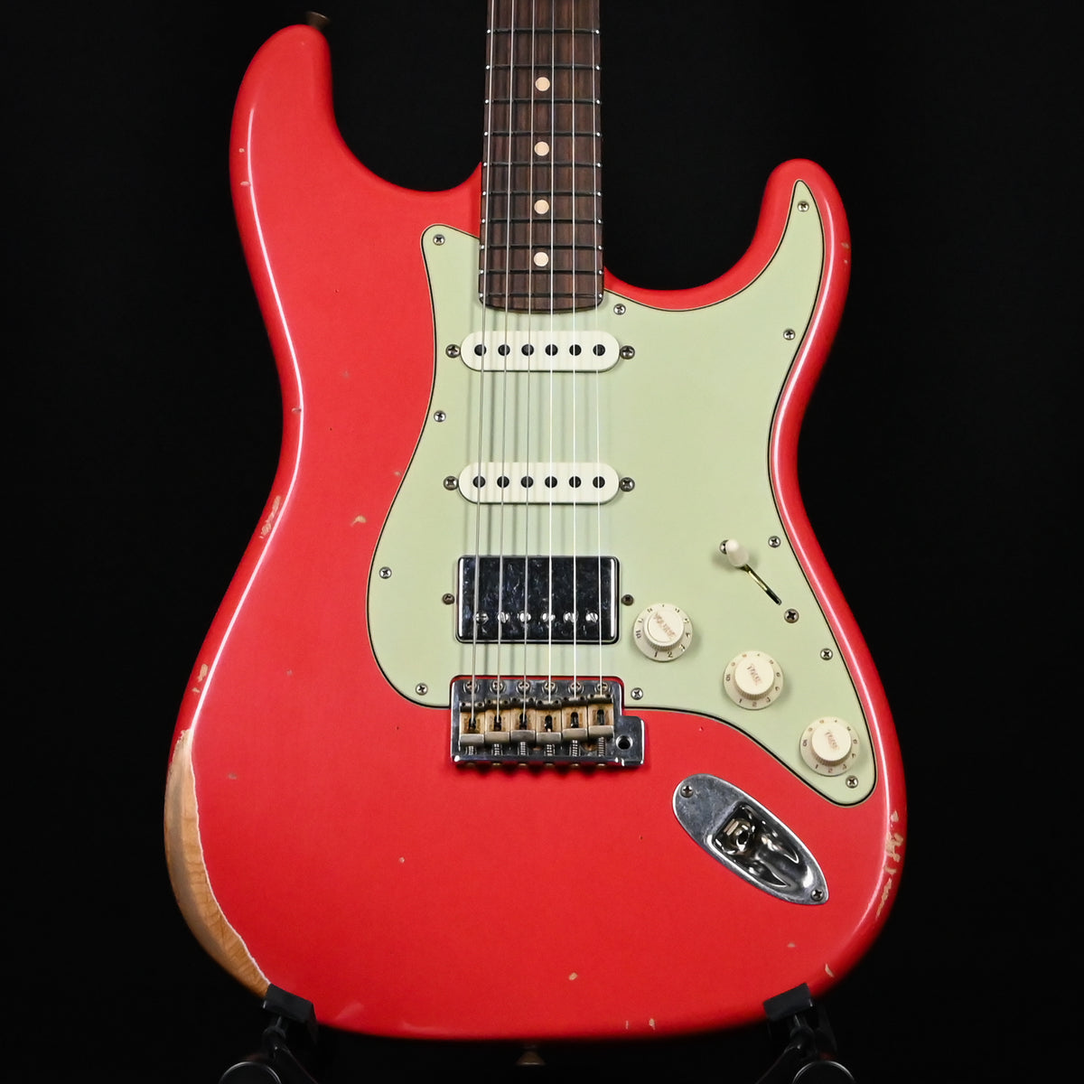 Fender Custom Shop '62 Stratocaster HSS w/ Alder Body, Relic- Fiesta Red 2026 (R150409)