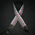 PRS 2.75" Wide Retro Jacquard Guitar Strap - Green & Red