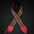 PRS 2.75" Wide Retro Jacquard Guitar Strap - Salmon