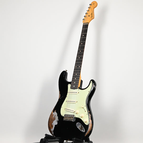Fender Custom Shop Limited Edition 1962 Stratocaster w/ Handwound 60/63 Pickups, Heavy Relic- Black 2026 (CZ589673)