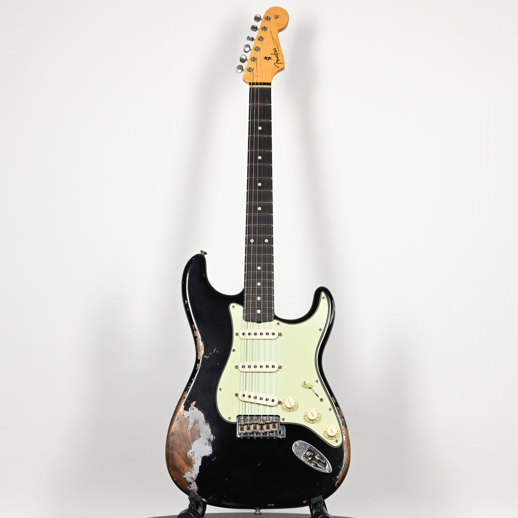 Fender Custom Shop Limited Edition 1962 Stratocaster w/ Handwound 60/63 Pickups, Heavy Relic- Black 2026 (CZ589673)