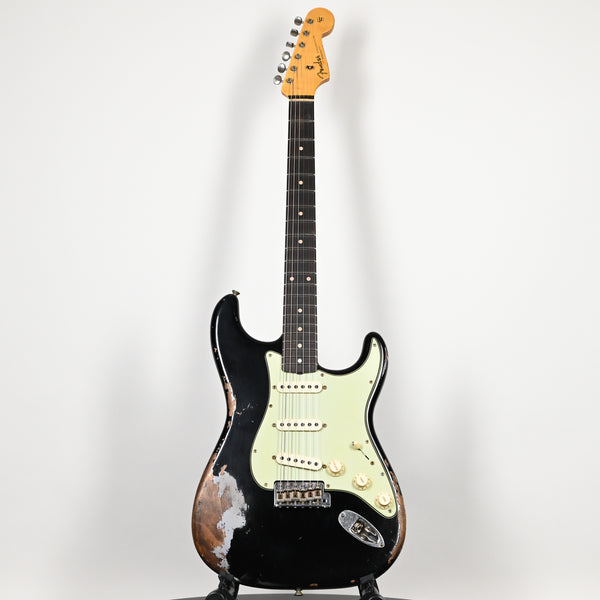 Fender Custom Shop Limited Edition 1962 Stratocaster w/ Handwound 60/63 Pickups, Heavy Relic- Black 2026 (CZ589673)