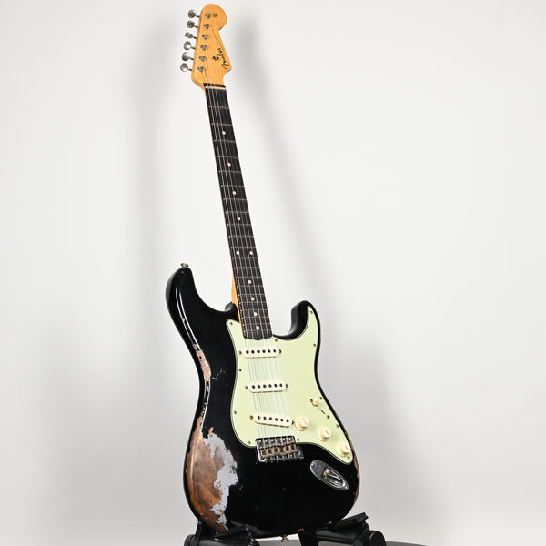Fender Custom Shop Limited Edition 1962 Stratocaster w/ Handwound 60/63 Pickups, Heavy Relic- Black 2026 (CZ589673)