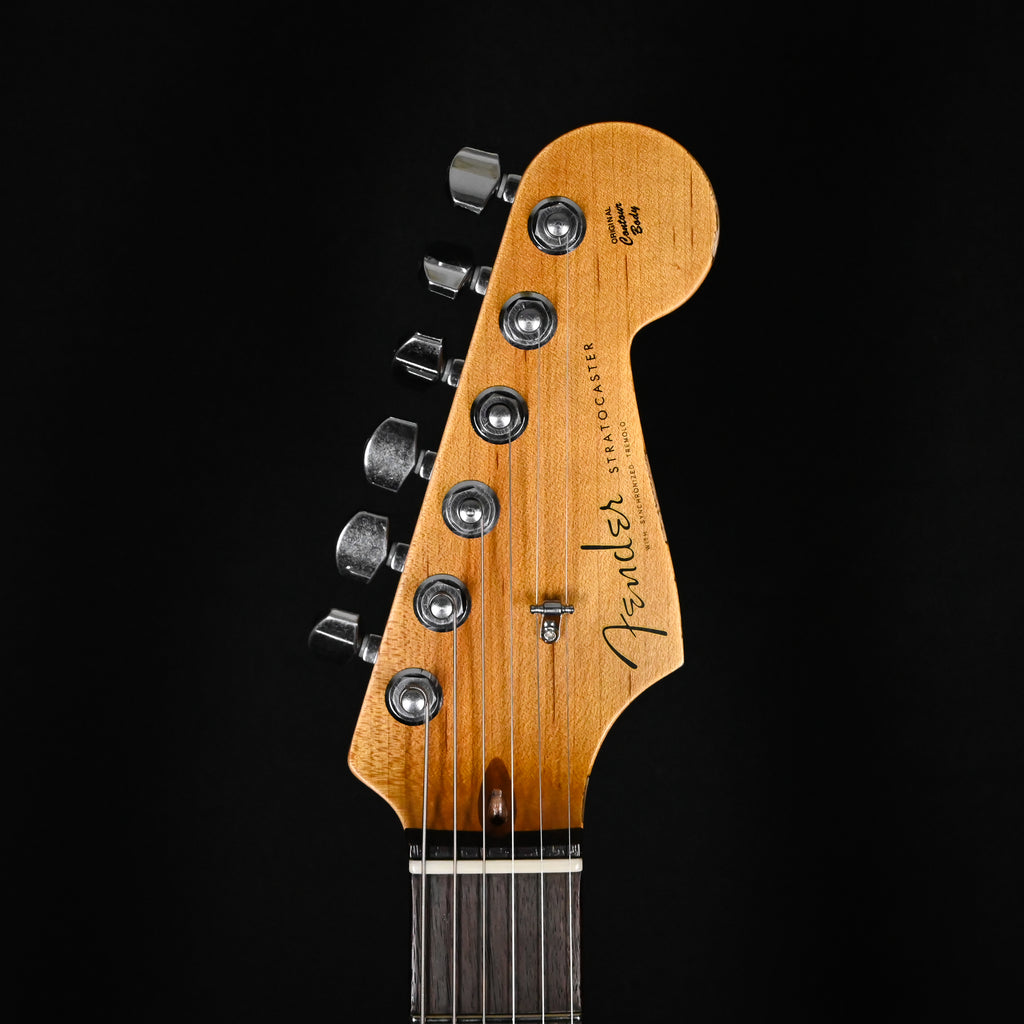 Fender Custom Shop Deluxe Stratocaster w/ Seymour Duncan SH4B Humbucker, Relic/ Closet Classic Hardware- Aged Vintage White 2025 (R147118)