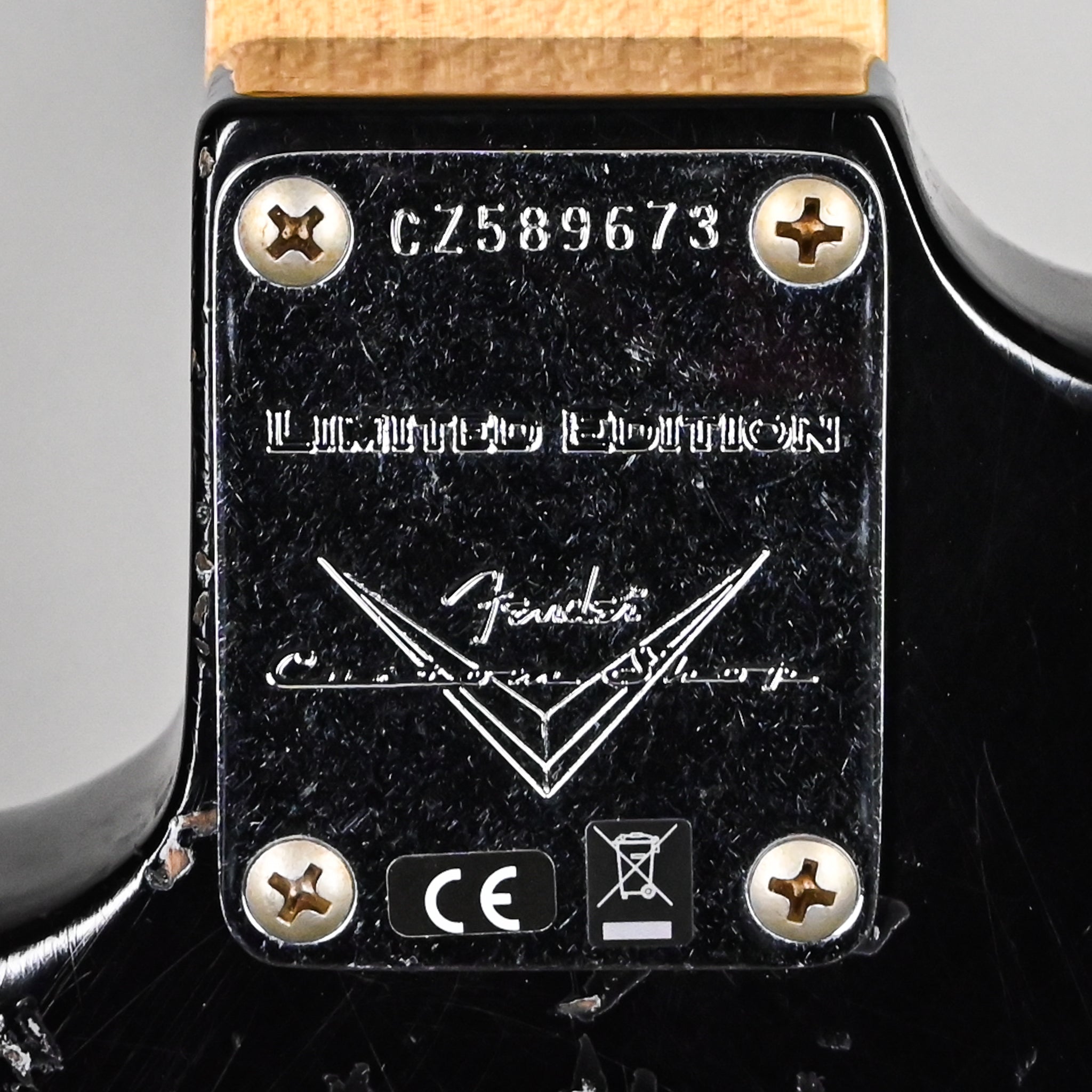Fender Custom Shop Limited Edition 1962 Stratocaster w/ Handwound 60/63 Pickups, Heavy Relic- Black 2026 (CZ589673)