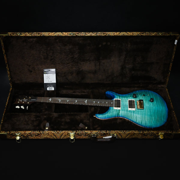 PRS Custom 24 Wood Library w/ 10-Top, Brazilian Rosewood, & 58/15 LT Pickups- Makena Blue 2025 (0420385)