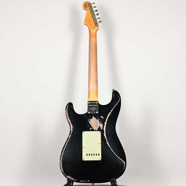 Fender Custom Shop Limited Edition 1962 Stratocaster w/ Handwound 60/63 Pickups, Heavy Relic- Black 2026 (CZ589673)