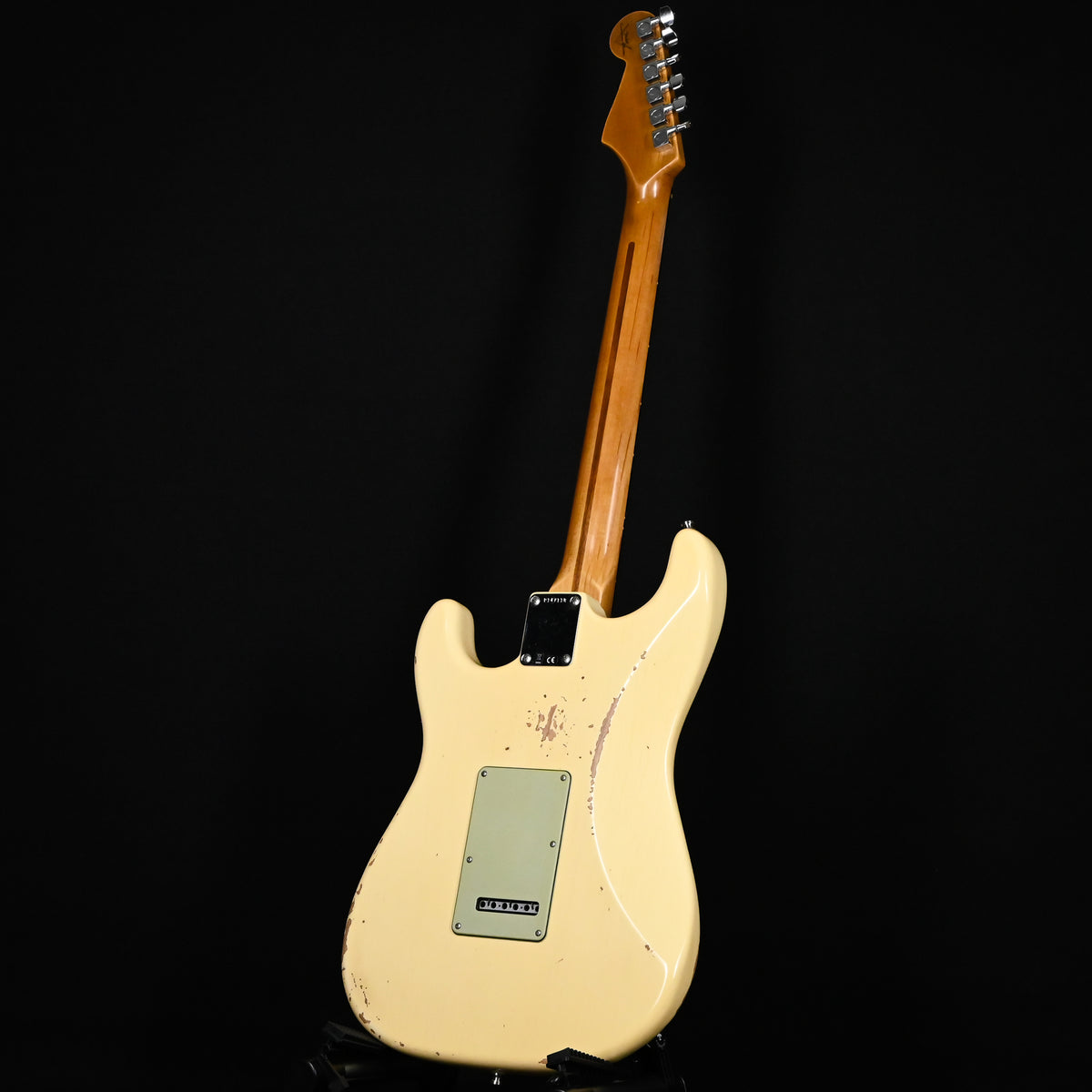 Fender Custom Shop Deluxe Stratocaster w/ Seymour Duncan SH4B Humbucker, Relic/ Closet Classic Hardware- Aged Vintage White 2025 (R147118)