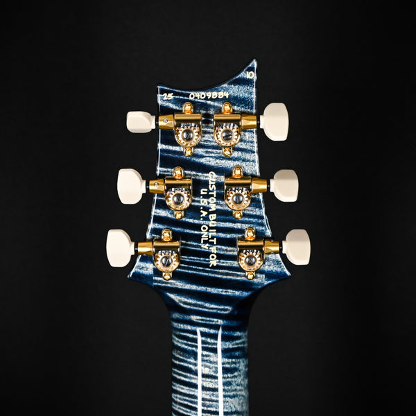 PRS Custom 24 Piezo Wood Library w/ 10-Top, Brazilian Rosewood, & DMO Pickups- Faded Blue Jean 2025 (0409884)