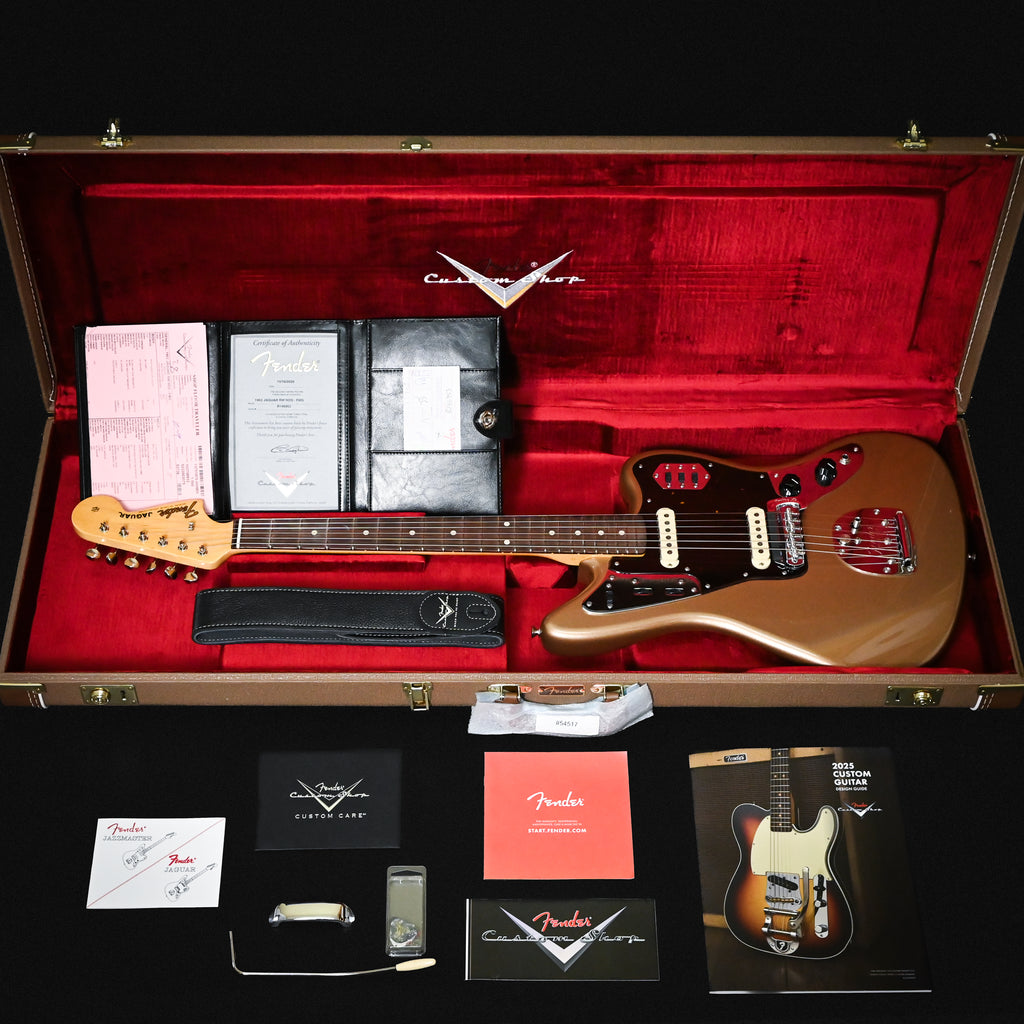 Fender Custom Shop 1962 Jaguar NOS- Fire Mist Gold 2025 (R146953)