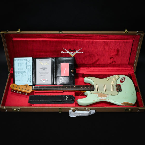 Fender Custom Shop Limited Edition 1962 Stratocaster w/ Handwound 60/63 Pickups, Heavy Relic- Aged Surf Green 2025 (CZ589529)