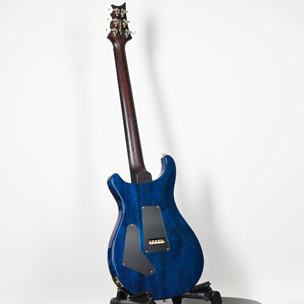 PRS Custom 24 Wood Library w/ 10-Top, Brazilian Rosewood, & 58/15 LT Pickups- Makena Blue 2025 (0420385)