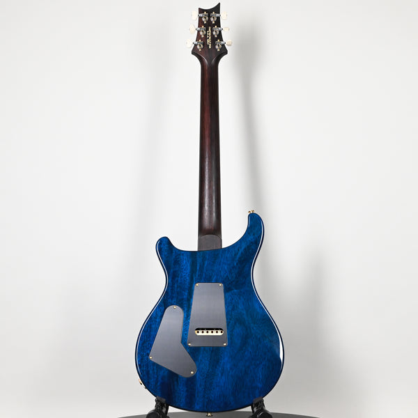 PRS Custom 24 Wood Library w/ 10-Top, Brazilian Rosewood, & 58/15 LT Pickups- Makena Blue 2025 (0420385)