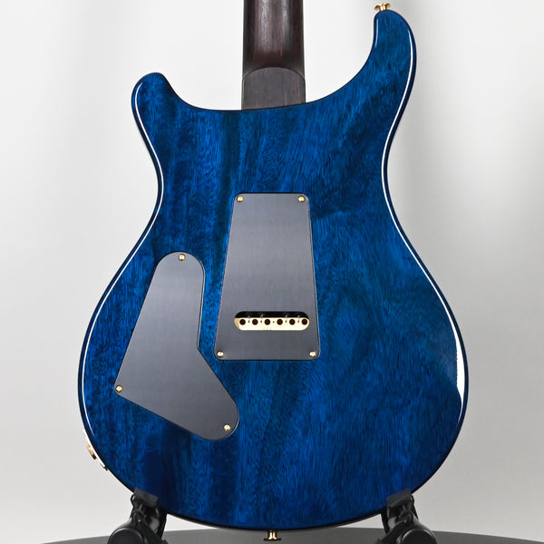PRS Custom 24 Wood Library w/ 10-Top, Brazilian Rosewood, & 58/15 LT Pickups- Makena Blue 2025 (0420385)