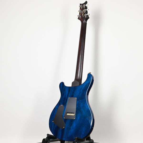 PRS Custom 24 Wood Library w/ 10-Top, Brazilian Rosewood, & 58/15 LT Pickups- Makena Blue 2025 (0420385)