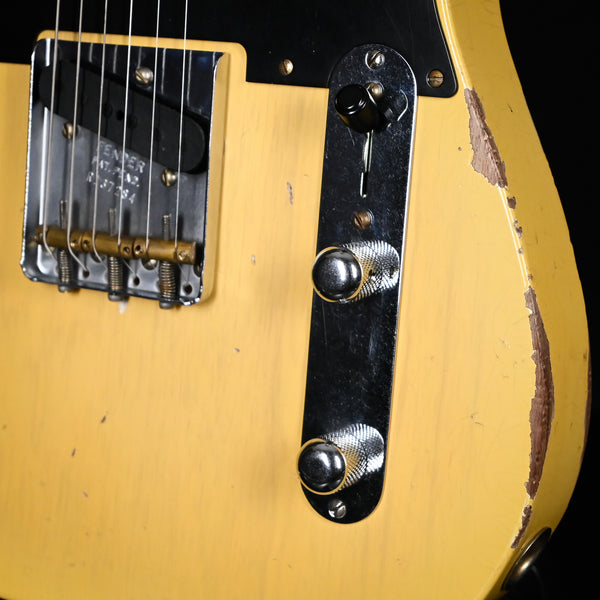 Fender Custom Shop 50's Telecaster 1-Piece Ash Body Relic- Faded Nocaster Blonde 2024 (R137284) Used – Mint