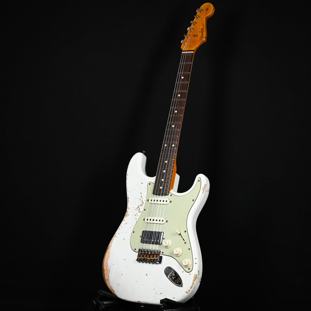 Fender Custom Shop '62 Stratocaster HSS w/ Ash Body, Heavy Relic- Olympic White 2026 (R150550)