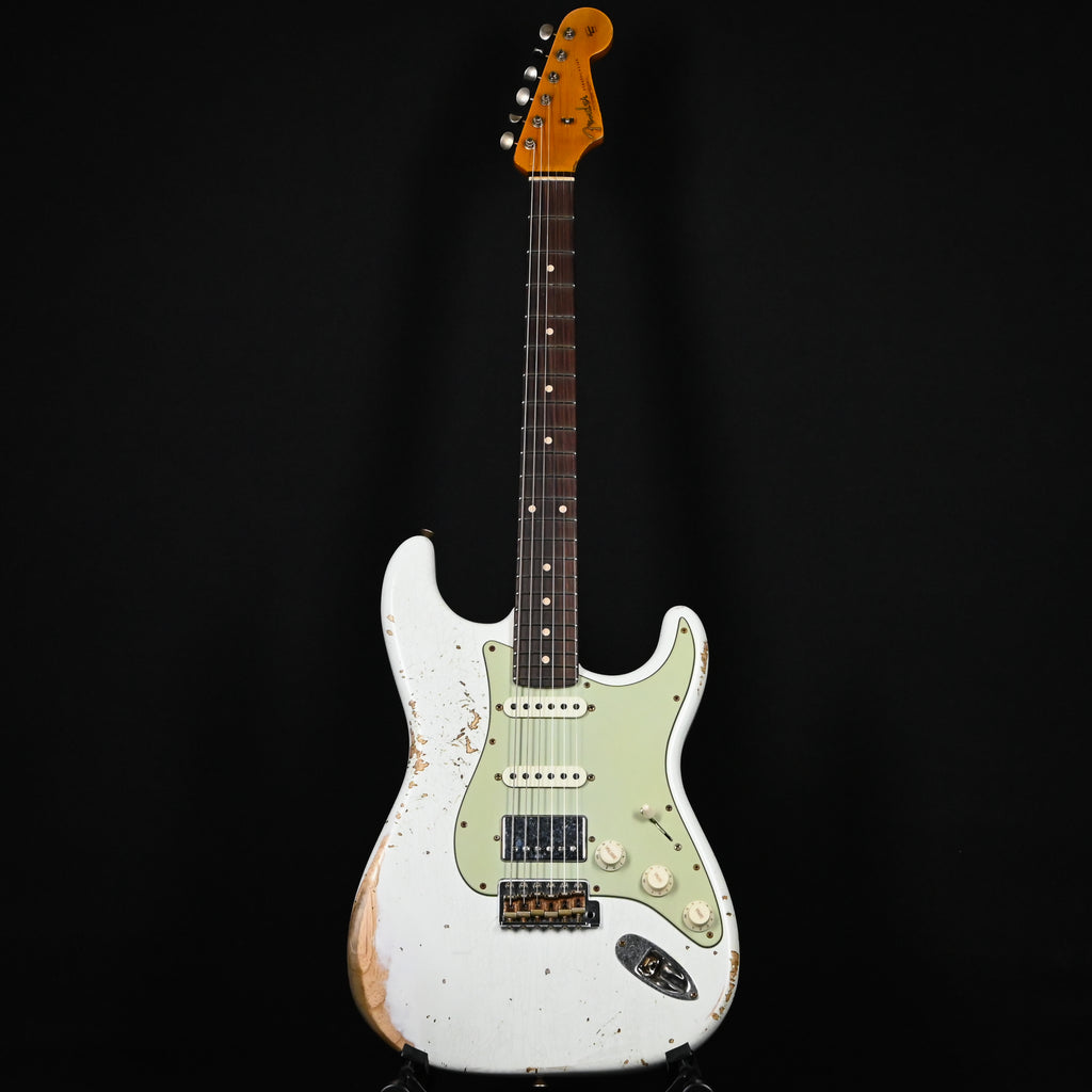 Fender Custom Shop '62 Stratocaster HSS w/ Ash Body, Heavy Relic- Olympic White 2026 (R150550)