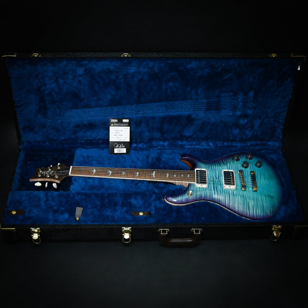 PRS McCarty 594 Wood Library w/ 10-Top Electric Guitar- Lake Blue Purple Burst 2024 (0380027) Used – Mint