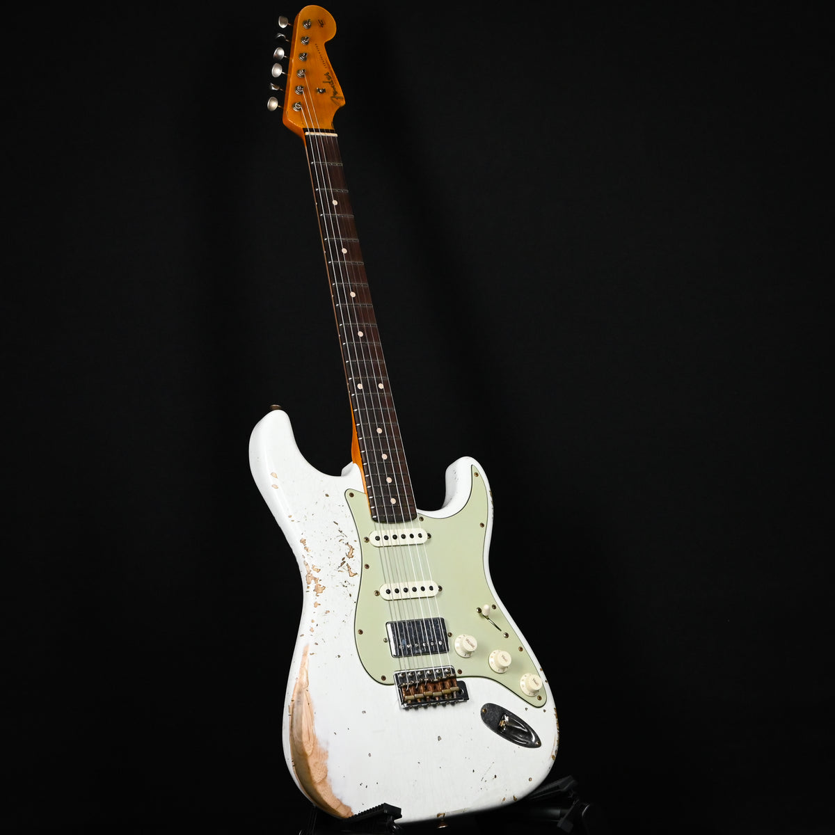 Fender Custom Shop '62 Stratocaster HSS w/ Ash Body, Heavy Relic- Olympic White 2026 (R150550)
