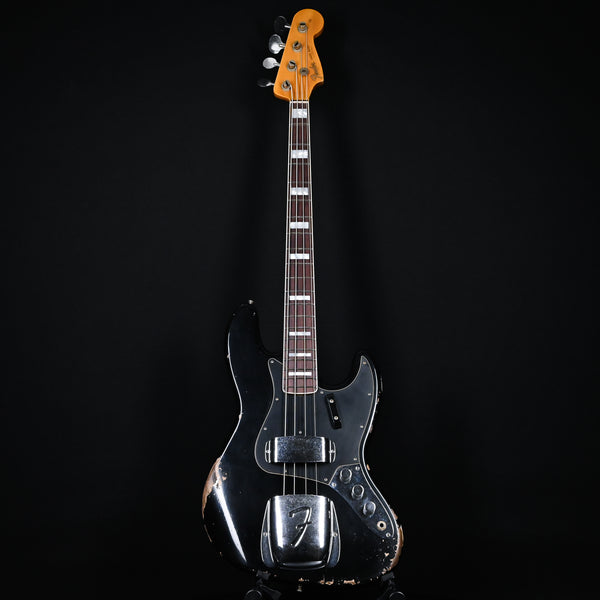 Fender Custom Shop Limited Edition Custom Jazz Bass Heavy Relic- Aged Black 2024 (CZ580245)