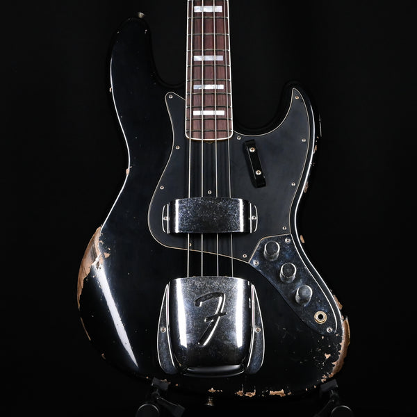 Fender Custom Shop Limited Edition Custom Jazz Bass Heavy Relic- Aged Black 2024 (CZ580245)