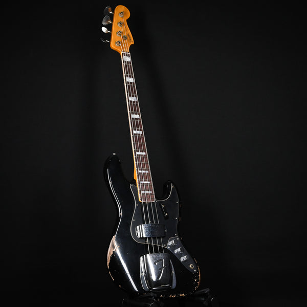 Fender Custom Shop Limited Edition Custom Jazz Bass Heavy Relic- Aged Black 2024 (CZ580245)